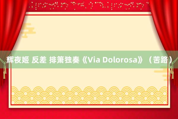 辉夜姬 反差 排箫独奏《Via Dolorosa》（苦路）