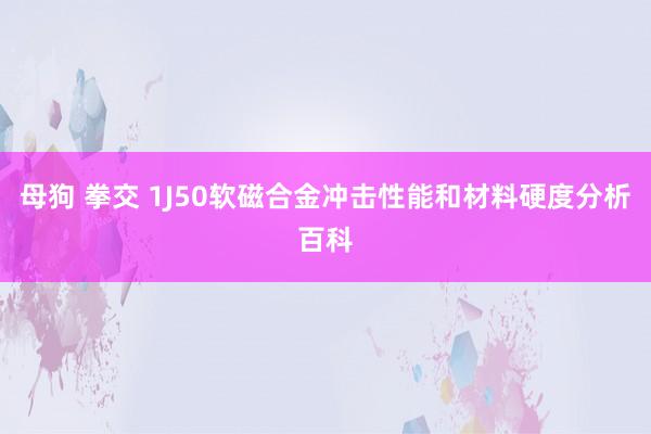   母狗 拳交 1J50软磁合金冲击性能和材料硬度分析百科