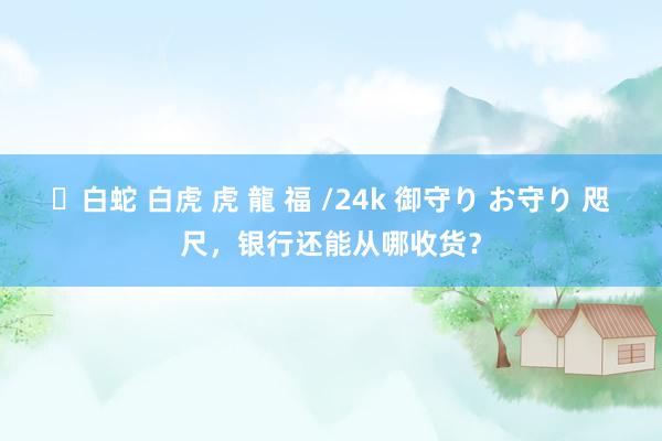 ✨白蛇 白虎 虎 龍 福 /24k 御守り お守り 咫尺，银行还能从哪收货？