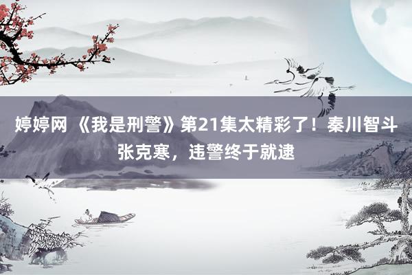 婷婷网 《我是刑警》第21集太精彩了！秦川智斗张克寒，违警终于就逮